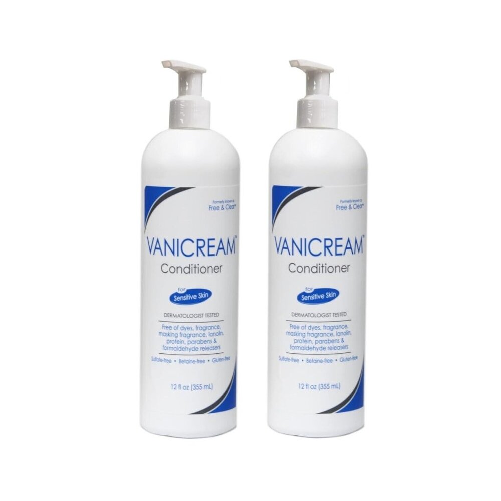 Vanicream Free Clear Conditioner Gentle‎ Scalp Care , 12 oz 2 -Pack